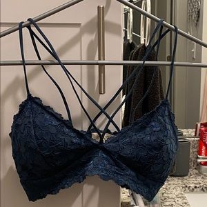 By Together dark teal medium bralette
